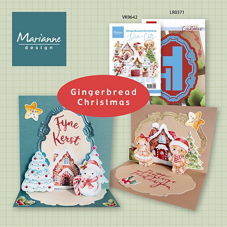 Marianne Design • Stanzformen Lebkuchen Weihnachten A6, 24 Stück