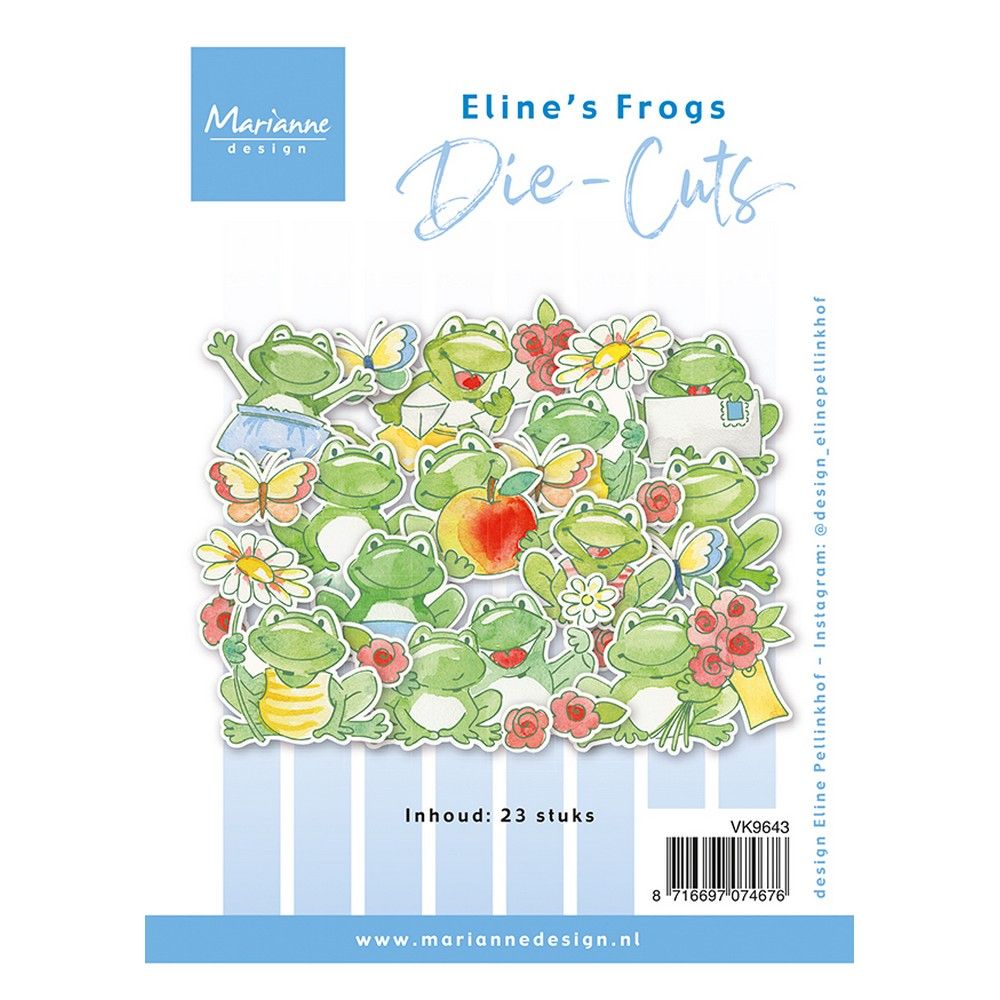 Marianne Design • Schneidebögen stanzt Elines Frösche