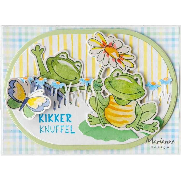 Marianne Design • Schneidebögen stanzt Elines Frösche