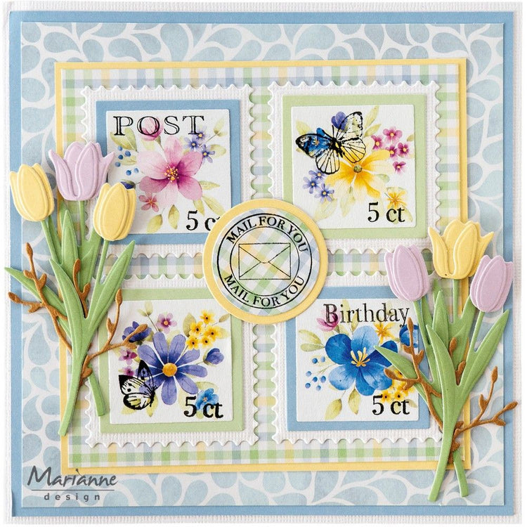 Marianne Design • Ausschneidebögen Stempel Blumen