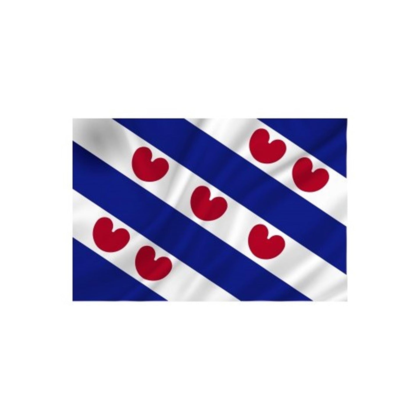 Flagge Friesland 70x100 gesponnenes Poly