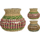 Cozydecor Vasenlaterne mit Seegras H15cm