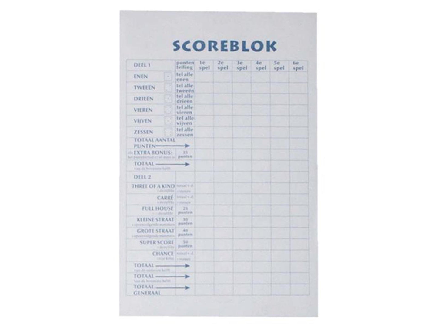 Haza Punkteblock 9,4 x 14,5 cm, 250 Blatt, Packung mit 5 Stück