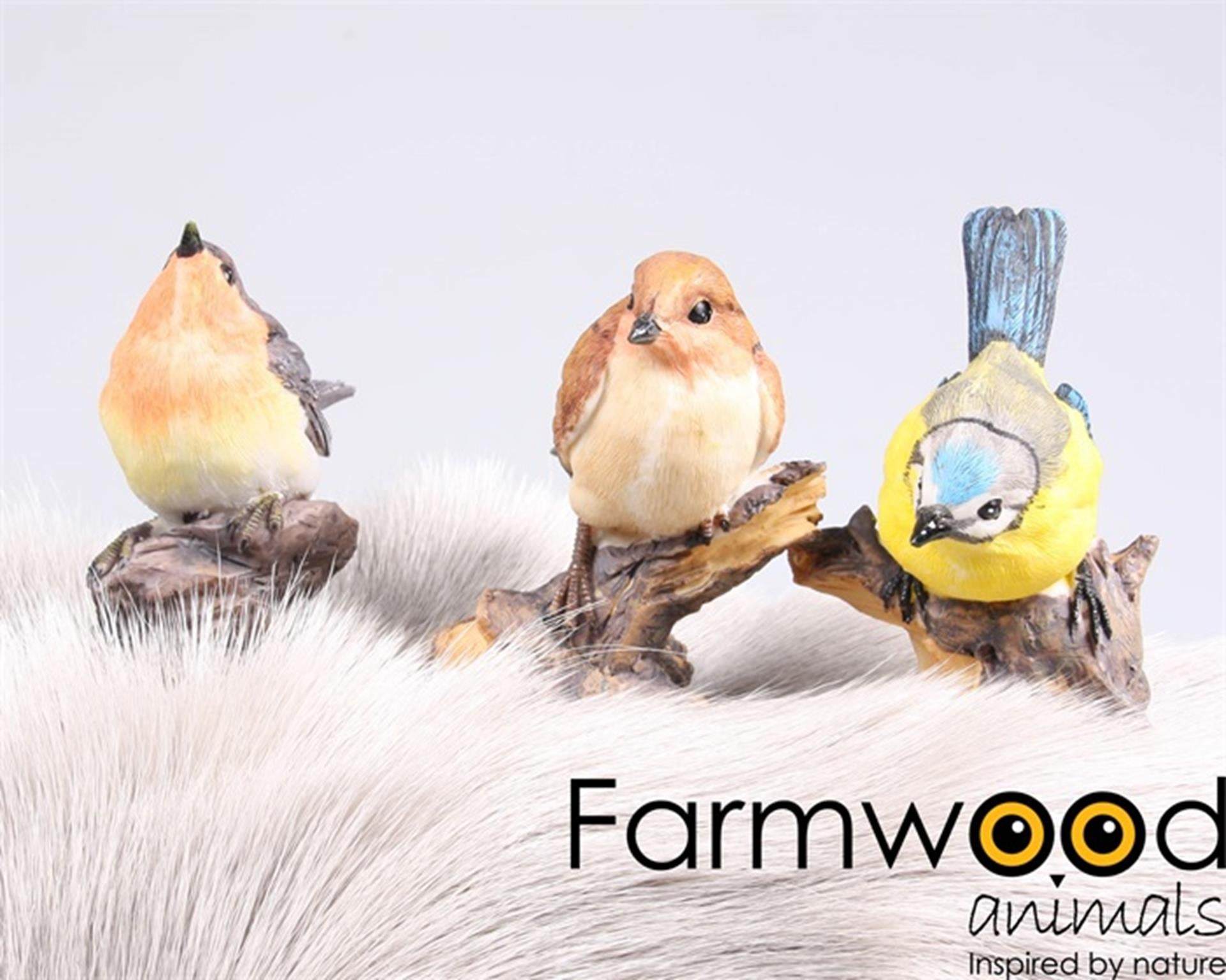 Farmwood Tiere Gartenstatue Vogel 8,5x5x10 cm