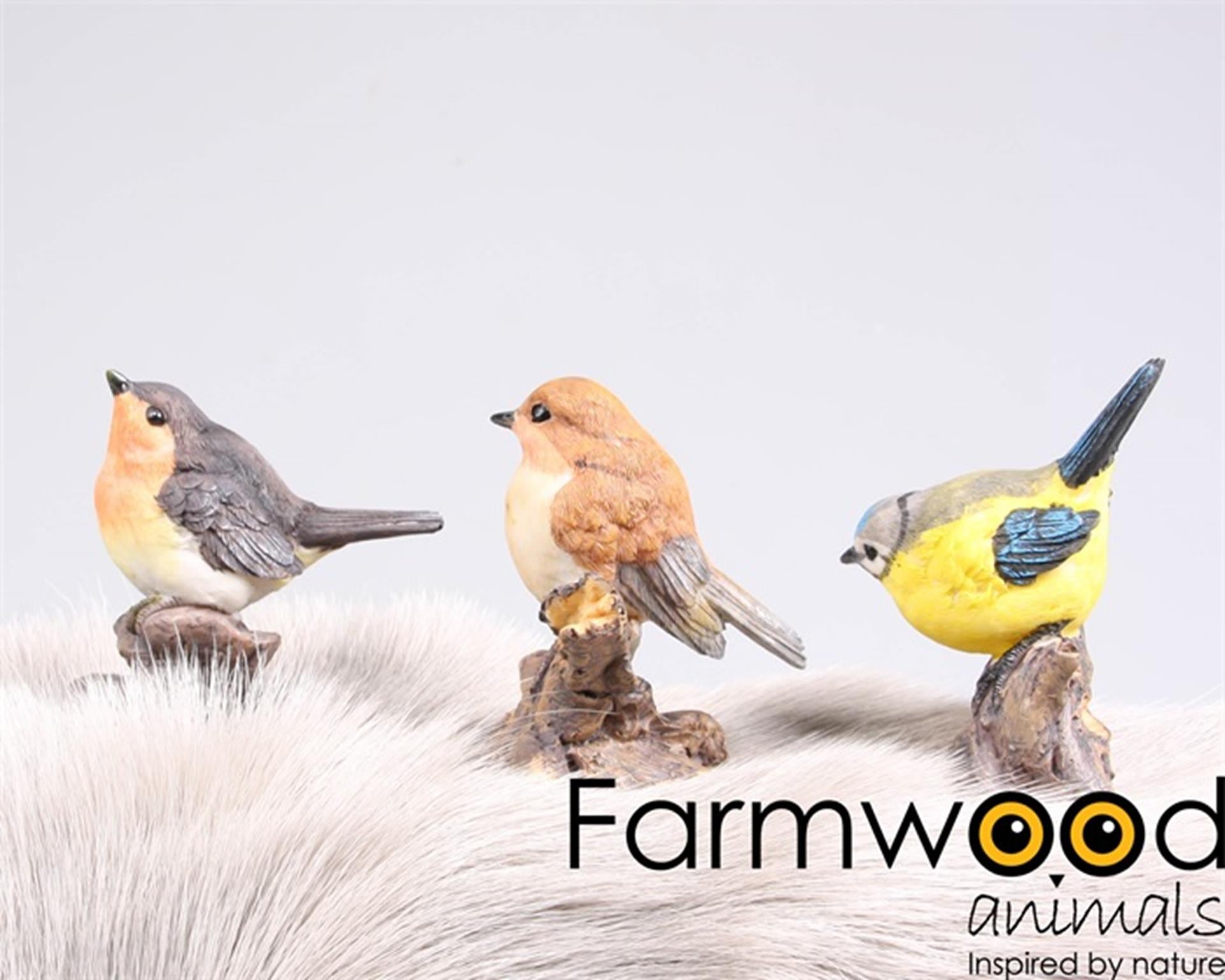 Farmwood Tiere Gartenstatue Vogel 8,5x5x10 cm