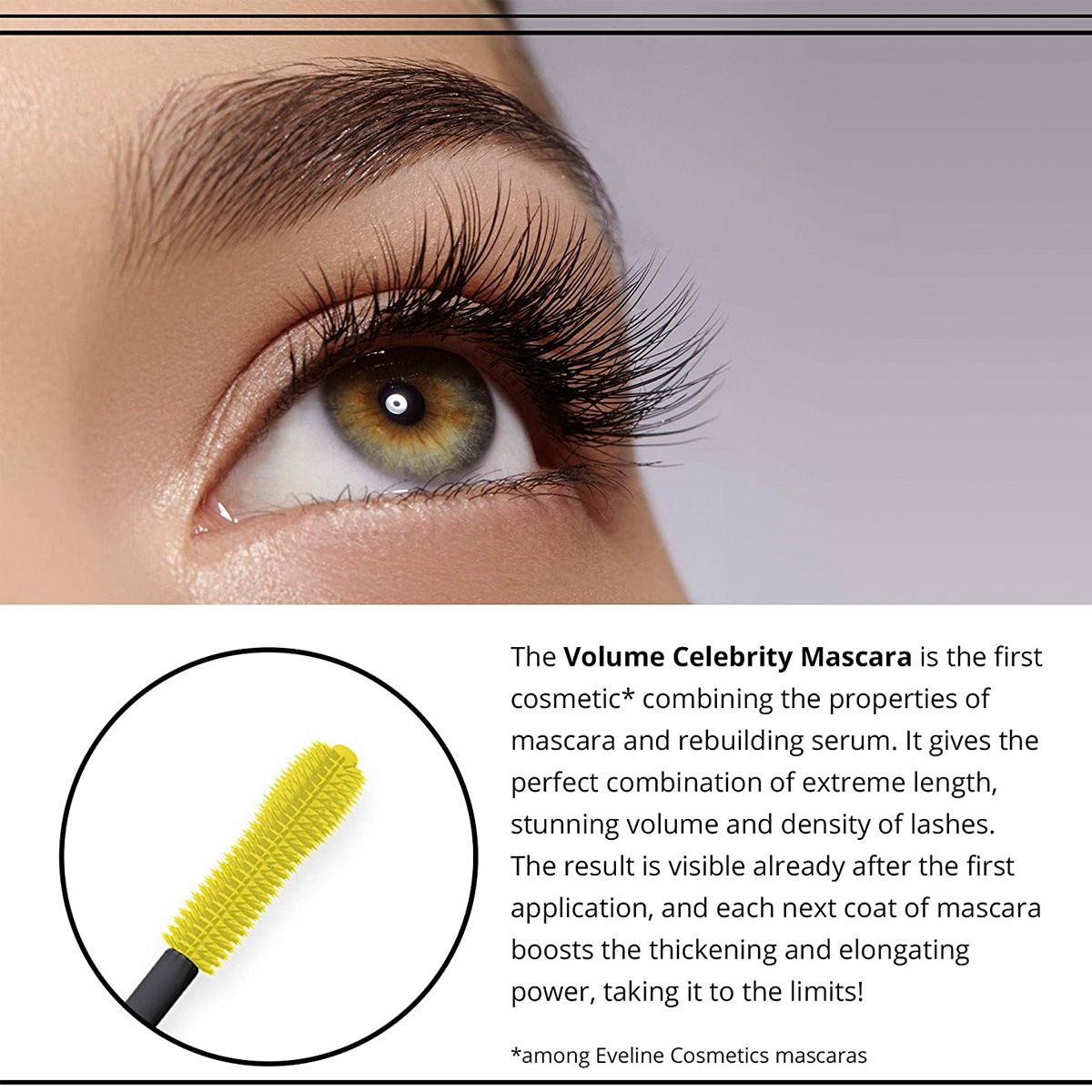 Eveline Eveline Volumen Prominente Mascara Black 9ml
