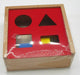 Bongers Toy Playwood Holzformsortierer rot