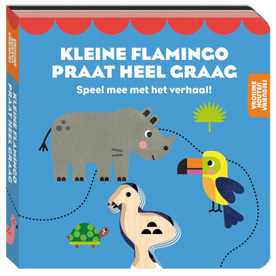 Bilderbücher Fröhlicher Holzfreund kleiner Flamingo