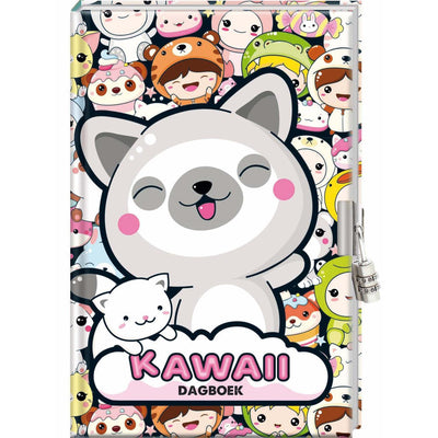 Bilderbuch-Tagebuch mit Schloss – Kawaii