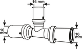 Cornat Presskupplungs-T-Stück 16 mm 10 s MS-A2 – vrptp500416n - afbeelding 2