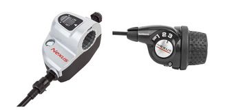 Shimano Rail Bar Nexus 3 - Handle+Clickbox (Masse)