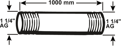 Cornat Galva-Rohr mm 5 4 1000 mm (530) – vzs53054100
