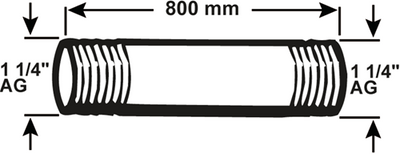 Cornat Galva-Rohr mm 5 4 800 mm (530) – vzs5305480
