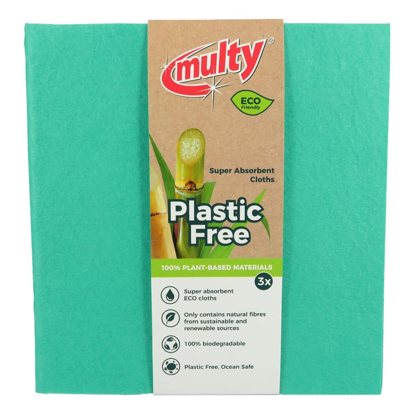 Multy Viskose -Tücher Eco 3 Stücke