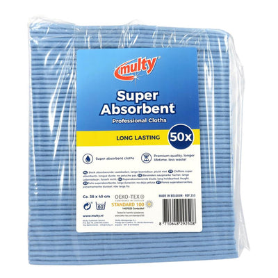 Multy Geschirrtücher Viskose 50er-Pack blau