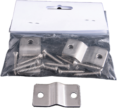 Waelbers Drahtplattenklemme 6 mm KVP S.4ST Edelstahl – 20 Stück – 460326KVP.24