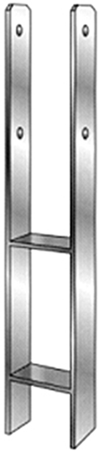 Waelbers H-Pergola-Stütze 91 mm, feuerverzinkt (FV) – 1 Stück – 426343,99