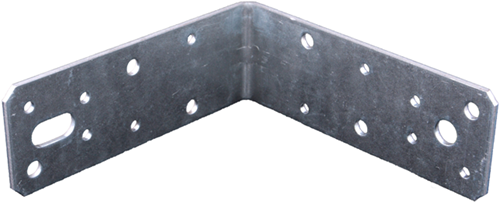 Waelbers Eckanker 125x125x45mm, sendzimir (sv) - 50 Stück - 4884.11