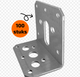 Waelbers Eckanker 60x40 60x2,5mm, sendzimir (sv) - 100 Stück - 4864ean.13
