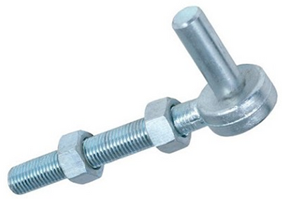 Waelbers Daumenmutter M16-150 mm + 2 Muttern, blau verzinkt (GV) – 10 Stück – 8371.05