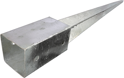 Waelbers Pfostenhalter mit Spitze 101x900, feuerverzinkt (FV) - 1 Stück - 427383,99