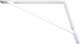 Waelbers Regalträger 330x500mm weiß - 10 Stück - 2575.05