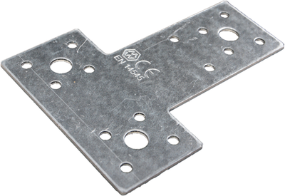 Waelbers T-Platte 80x68x38mm, sendzimir (sv) - 50 Stück - 267314.11