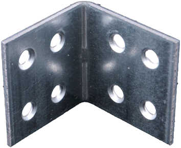 Waelbers Verstärkungsecke 40x40mm, blau verzinkt (GV) - 50 Stück - 4311ean.11