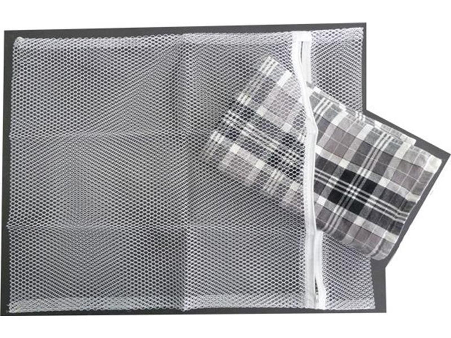 Aro Houseware Wäschenetz weiß mit Reißverschluss 40x50cm