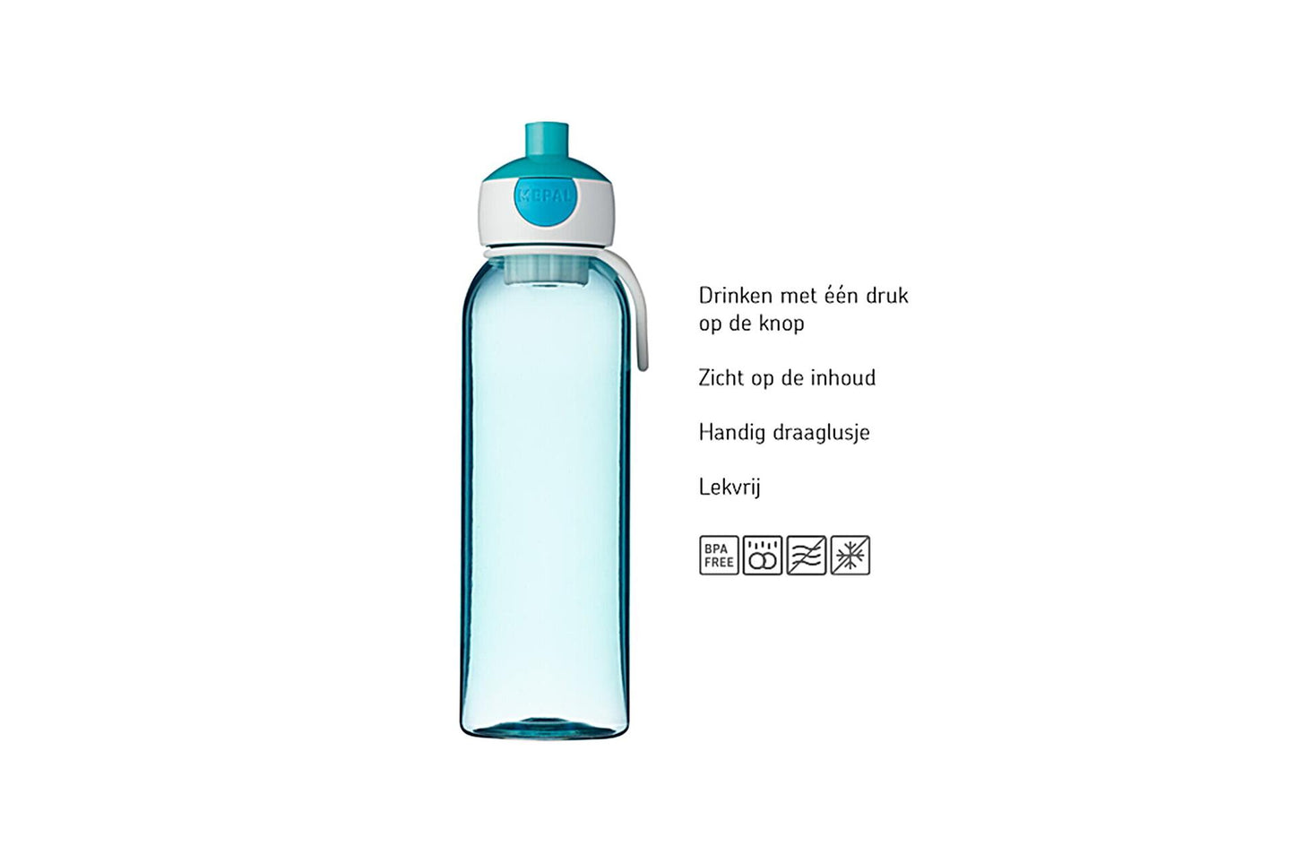 Mepal Water Flasche Campus Pop-up Blue 500ml