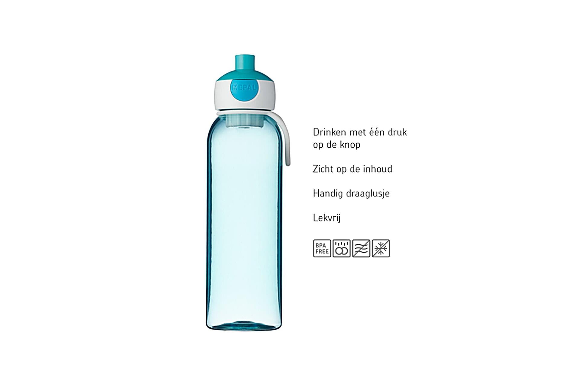 Mepal Water Flasche Campus Pop-up Blue 500ml