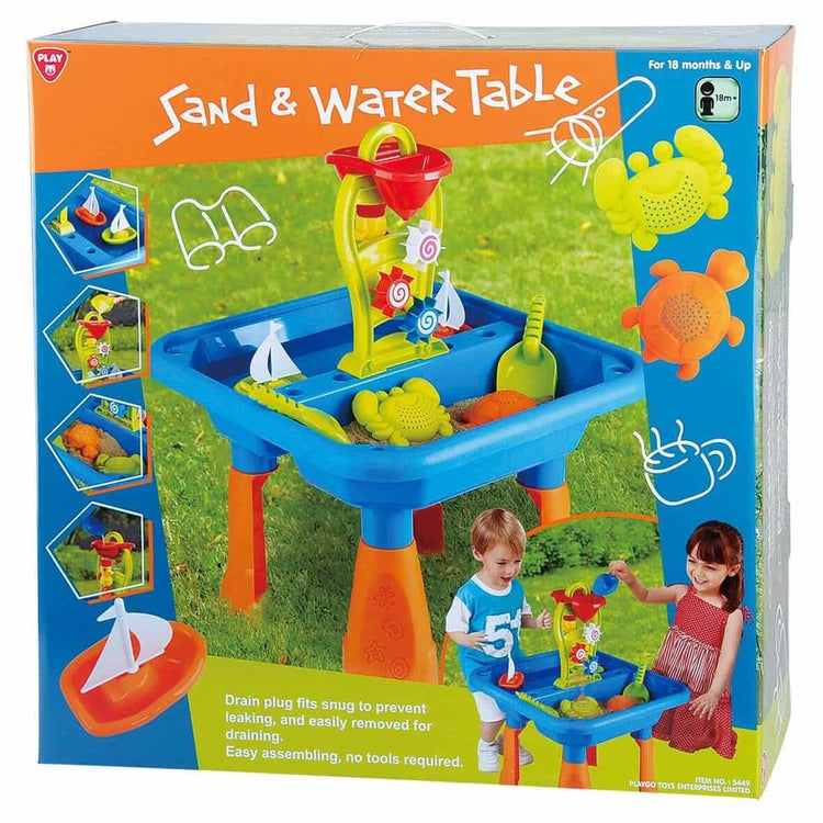 Sandwasserspiegel mit Wassermühle und Accessoires