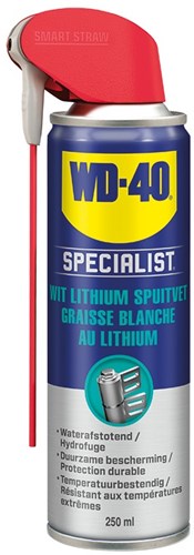 WD40 Specialist® Hochwertiges weißes Lithium-Sprühfett 250ml