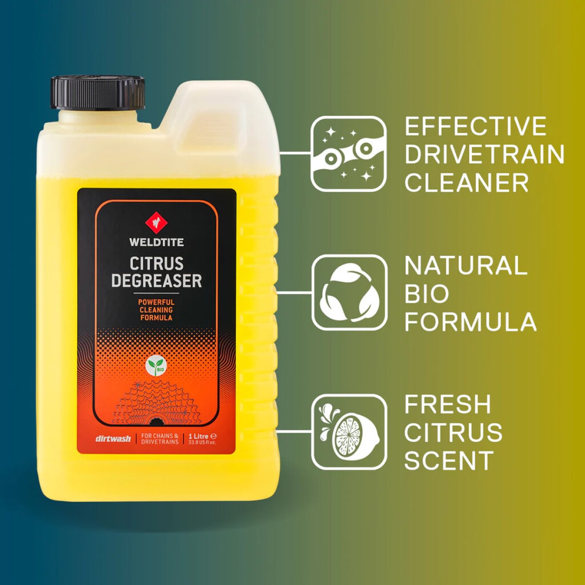 Weldtite flüssiger Zitrusentfetter 1 Liter