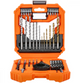 Wellcut wc-db56 Bitbohrer- und Lochsägen-Set | 56-teilig | im Aufbewahrungskoffer - wc-db56