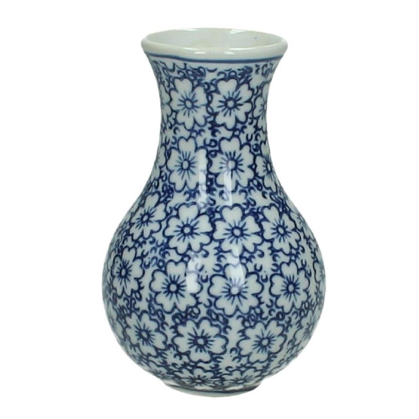 Kersten Vase Steingut blau 13x7x7cm