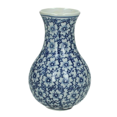 Kersten Vase Steingut blau 13x7x7cm