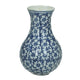 Kersten Vase Steingut blau 13x7x7cm