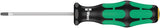 Wera 335 Sägezahn-Schraubendreher, Elektrikerklinge, 0,4 x 2,0 x 60 mm – 1 Stück – 05008006001 - afbeelding 1