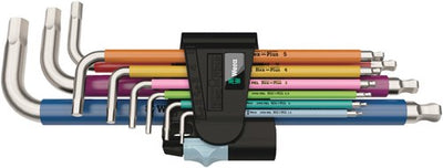 Wera 3950 spkl 9 sm multicolour Stiftschlüsselsatz, metrisch, Edelstahl, 9-teilig – 1 Stück(e) – 05022669001