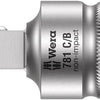 Wera 781 c 1 2 Adapter | Verbindungsstück | 781 c b x 3 8 x 35,5 mm x 1 2 - 05042674001