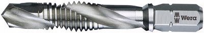 Wera 847 HSS-Kombinationsbohrer mit Gewindebohrer, M 6 – 1 Stück – 05104643001
