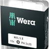 Wera 851 1 Z-Bits Phillips, PH 2 x 25 mm (10 Bits pro Box) – 1 Stück – 05072401001