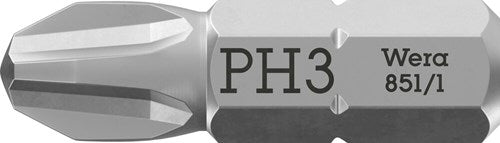 Wera 851 1 Z-Bits Phillips, PH 3 x 25 mm – 1 Stück – 05072074001