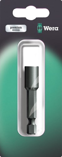 Wera 869 4 m Steckschlüssel-Bit, magnetisch, 12,0 x 50 mm – 1 Stück – 05073507001
