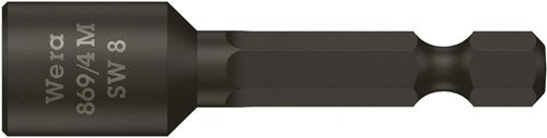 Wera 869 4 m Steckschlüssel-Bit, magnetisch, 8,0 x 50 mm – 1 Stück – 05060423001