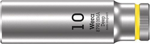 Wera 8790 hma tiefe Hand- und Maschinensteckdose mit 1 4 Antrieb, 10,0 x 50 mm – 05004507001