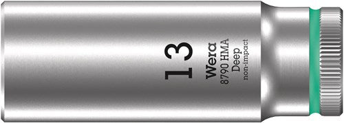Wera 8790 hma tiefe Hand- und Maschinensteckdose mit 1 4 Antrieb, 13 x 50 mm – 05004510001