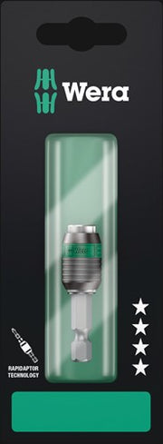 Wera 889 4 1 k Rapidaptor Universal-Bithalter, 1 4 Zoll x 50 mm – 1 Stück – 05073421001 - afbeelding 1