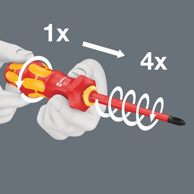 Wera-Griff | für Wera VDE Wendemesser | VDE-isoliert | 1 Stück - 05057481001 - 05057481001